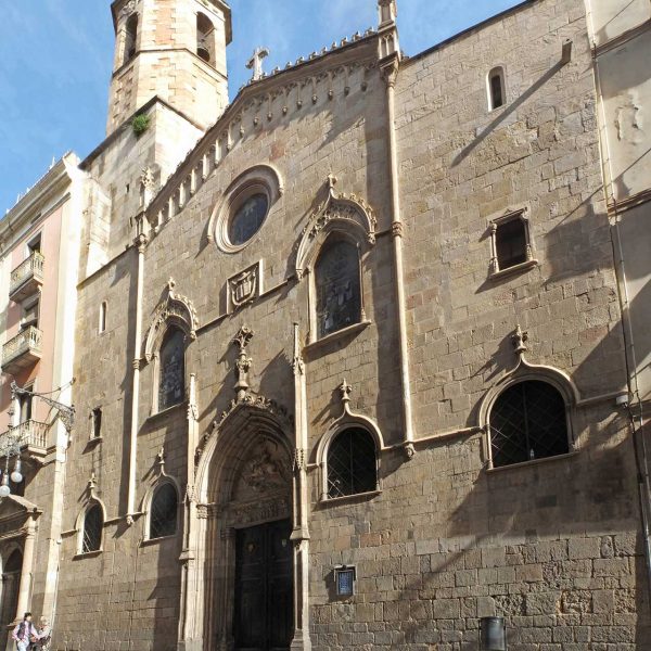 Barcelona.- Església de Sant Jaume traslladada a aquest lloc on hi havia el convent dels trinitaris quant es va enderrocar la existent a la Pl. de Sant Jaume (3/2026)